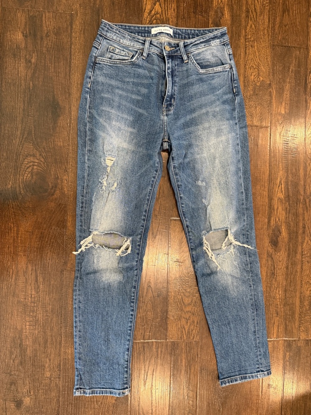 Flying Monkey Medium Blue High-Rise Jeans